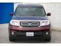 2012 Dark Cherry Pearl II Honda Pilot EX-L  photo #7