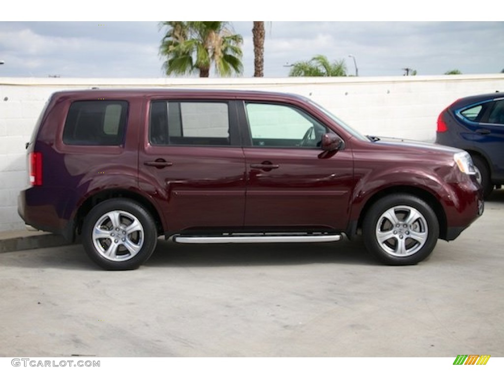 Dark Cherry Pearl II 2012 Honda Pilot EX-L Exterior Photo #108503645