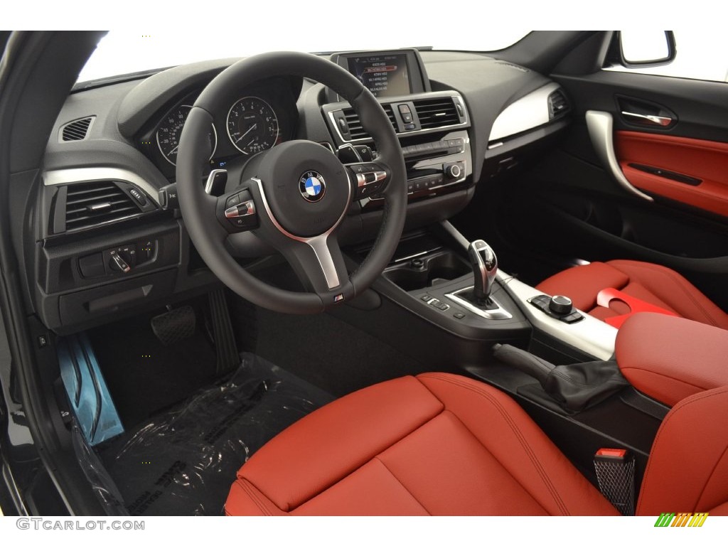 Coral Red Interior 2016 BMW M235i Coupe Photo #108504767