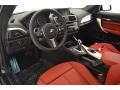 Coral Red 2016 BMW M235i Coupe Interior Color
