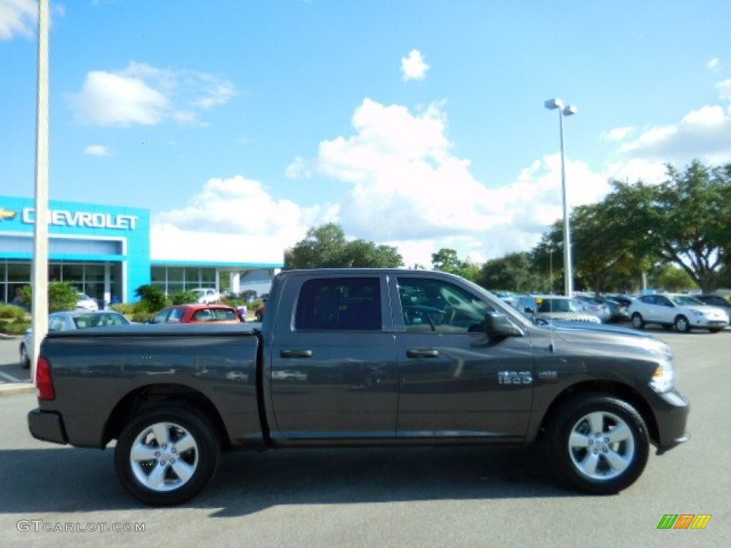 2015 1500 Express Crew Cab - Granite Crystal Metallic / Black/Diesel Gray photo #9