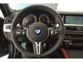2016 BMW M5 Sakhir Orange/Black Interior Steering Wheel Photo