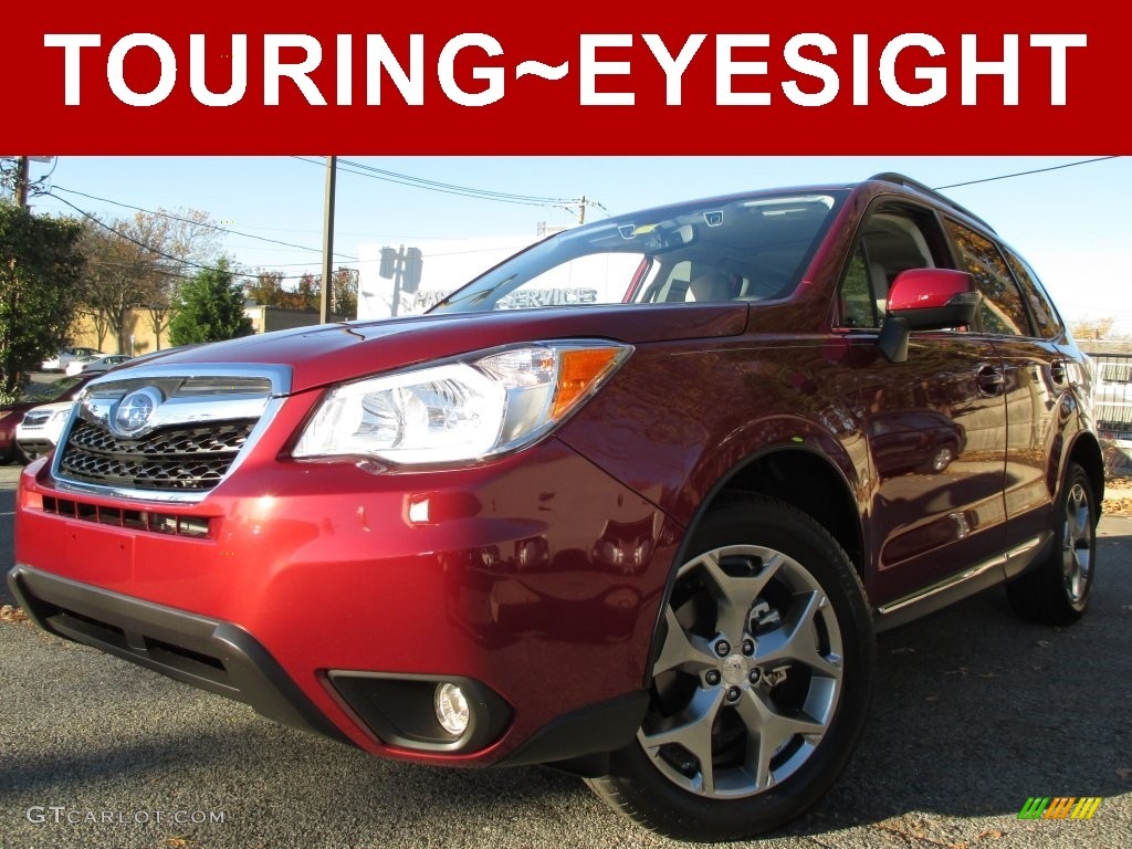 2016 Forester 2.5i Touring - Venetian Red Pearl / Gray photo #1
