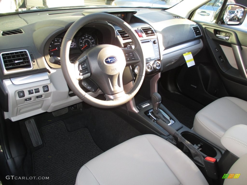 2016 Subaru Forester 2.5i Touring Gray Dashboard Photo #108505739