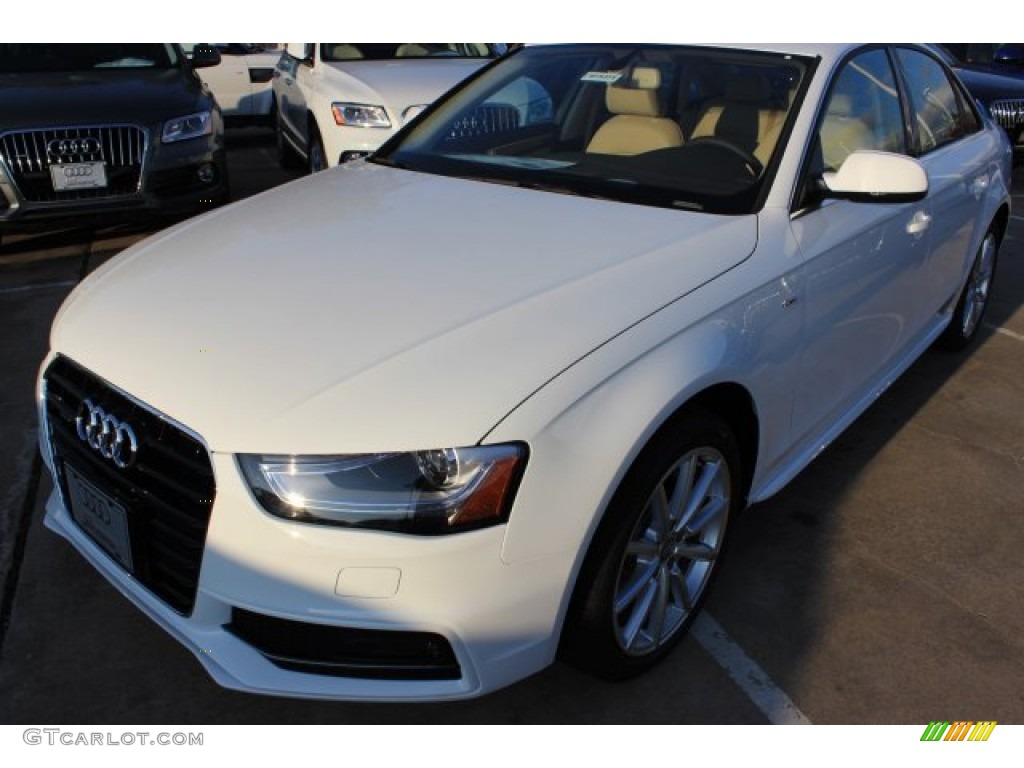 Ibis White 2016 Audi A4 2.0T Premium quattro Exterior Photo #108506442