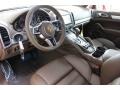 2016 Porsche Cayenne Saddle Brown Interior Prime Interior Photo