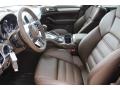 2016 Porsche Cayenne Saddle Brown Interior Front Seat Photo