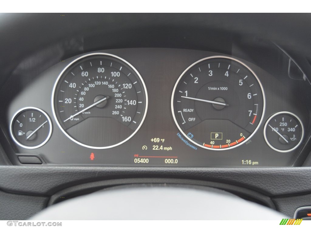 2015 BMW 3 Series 328i xDrive Sedan Gauges Photos