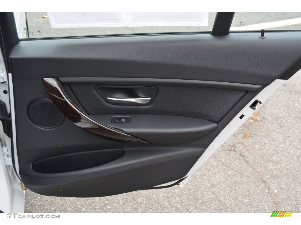 2015 BMW 3 Series 328i xDrive Sedan Black Door Panel Photo #108508589