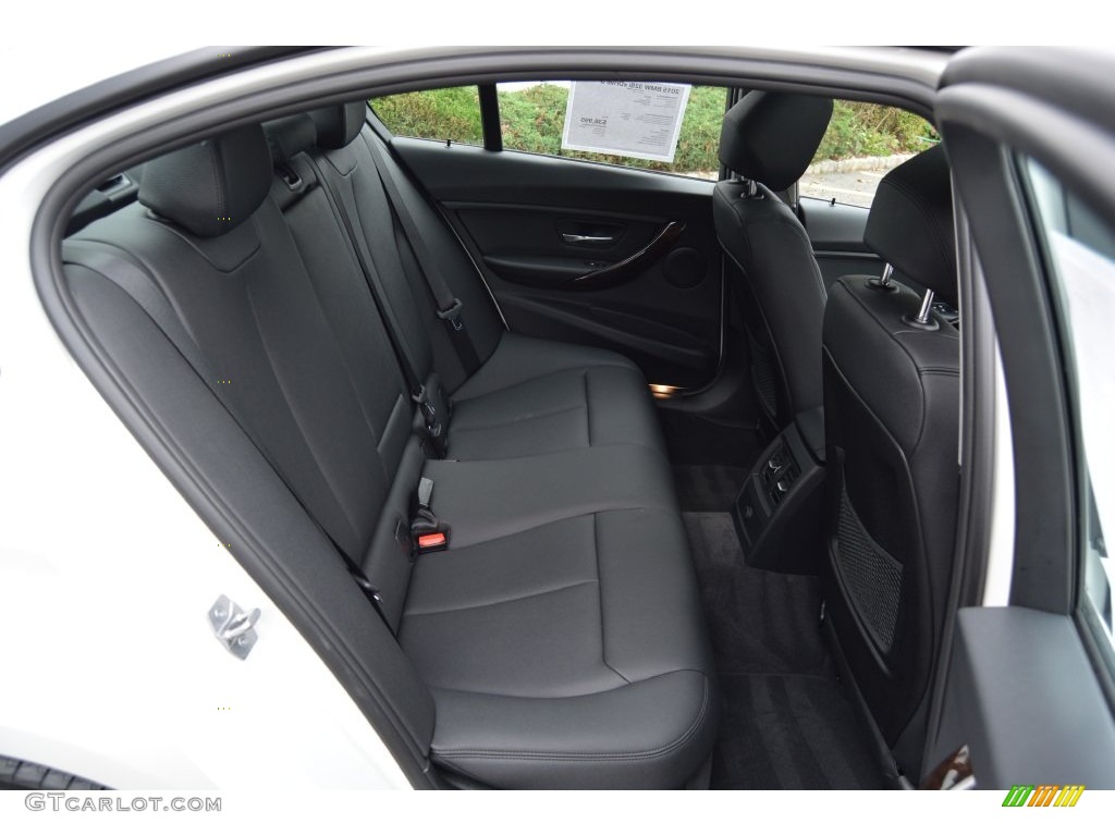 Black Interior 2015 BMW 3 Series 328i xDrive Sedan Photo #108508611