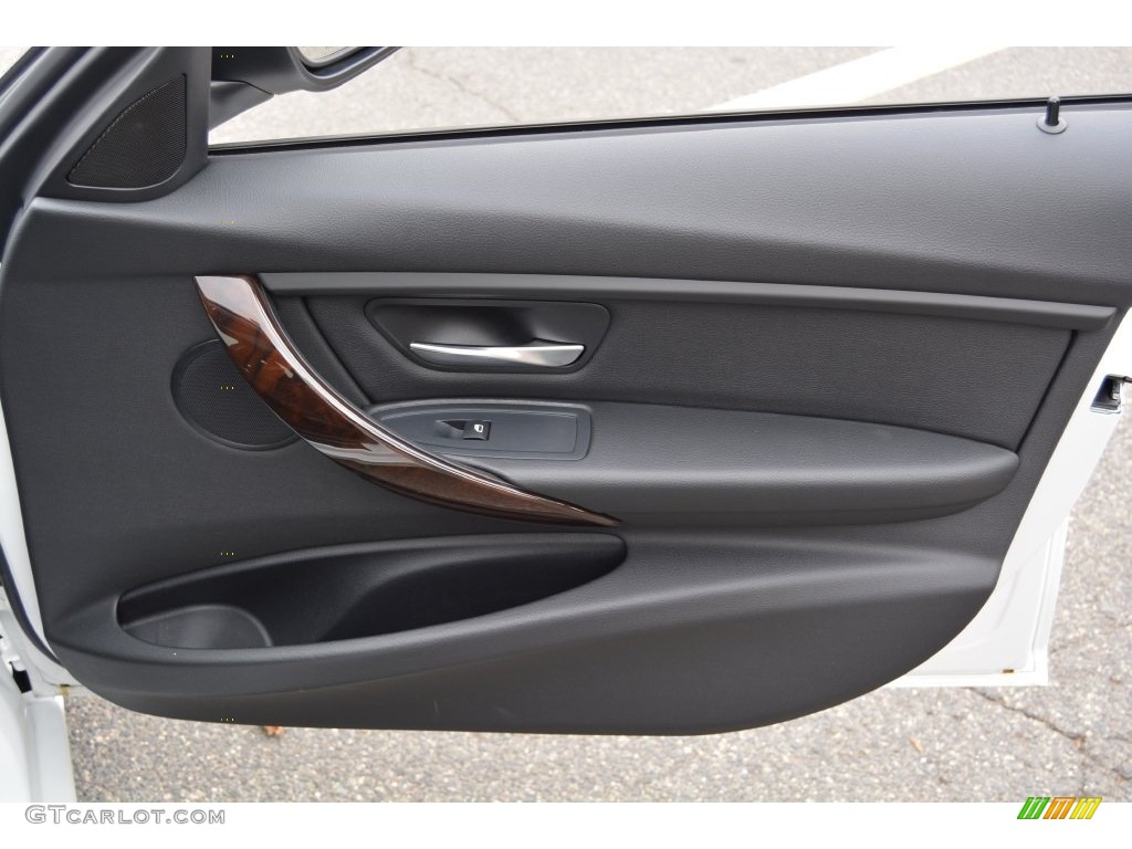 2015 BMW 3 Series 328i xDrive Sedan Black Door Panel Photo #108508637