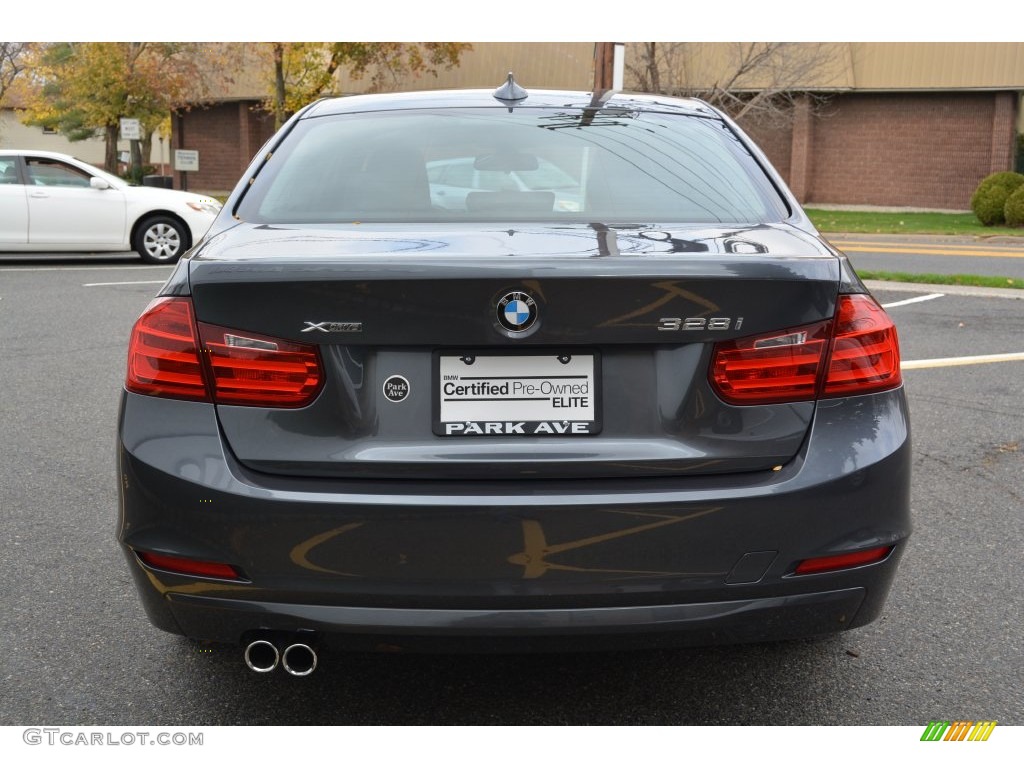 2015 3 Series 328i xDrive Sedan - Mineral Grey Metallic / Black photo #4