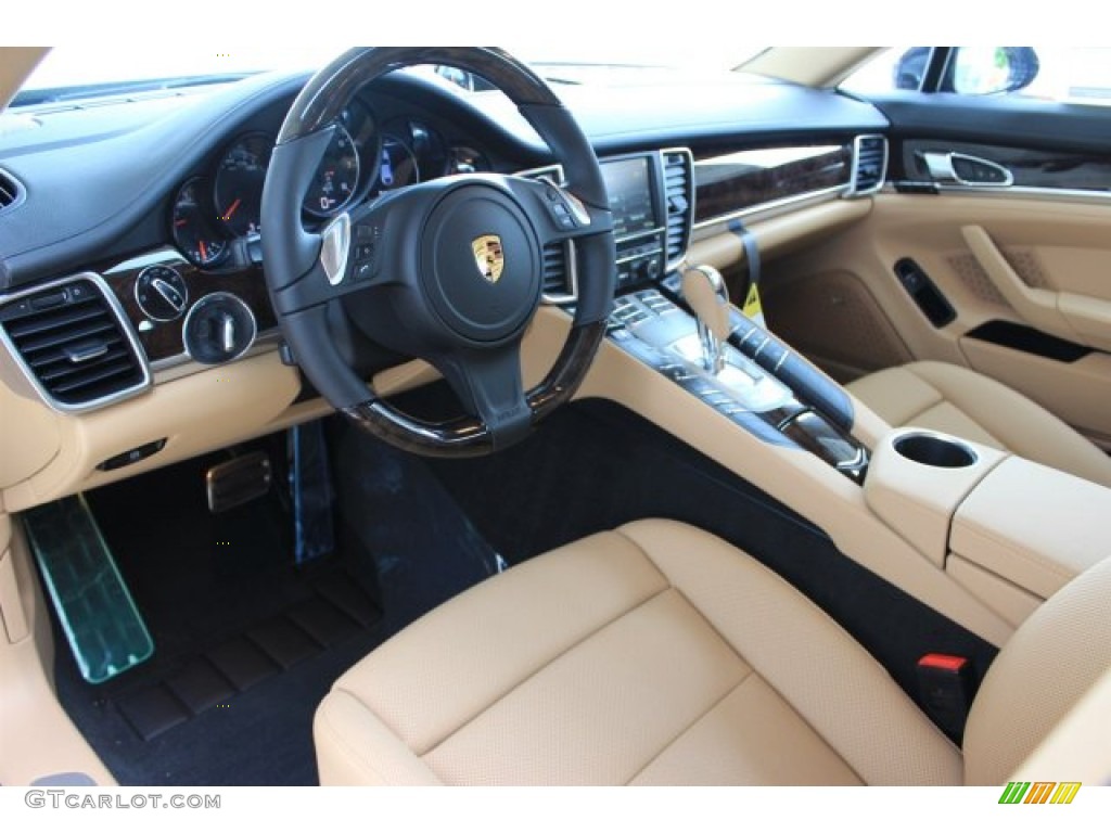 Luxor Beige Interior 2016 Porsche Panamera Edition Photo #108509567