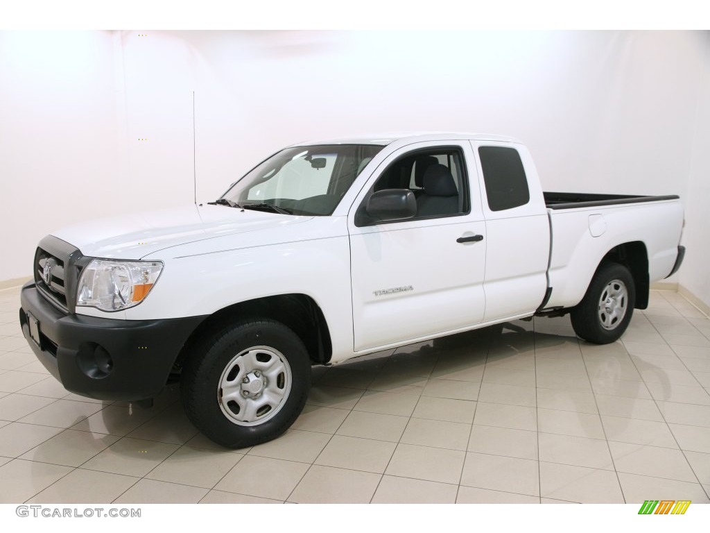 Super White 2009 Toyota Tacoma Access Cab Exterior Photo #108511376