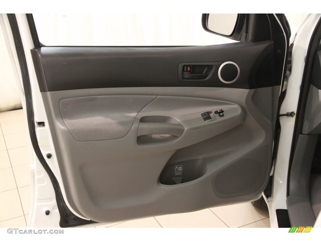 2009 Toyota Tacoma Access Cab Graphite Gray Door Panel Photo #108511400