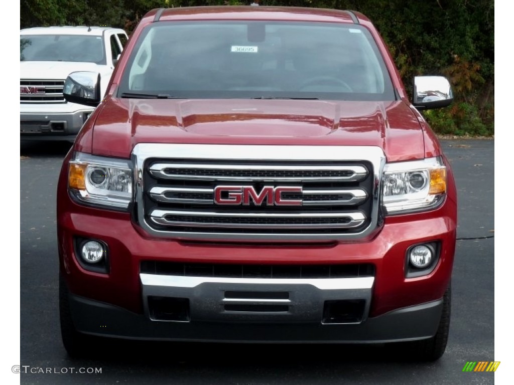 2016 Canyon SLT Crew Cab 4x4 - Copper Red Metallic / Jet Black photo #3