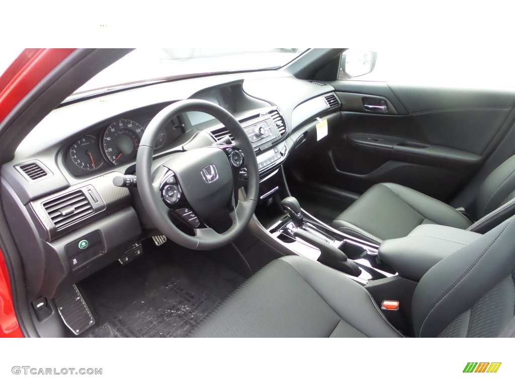 2016 Accord Sport Sedan - San Marino Red / Black photo #7