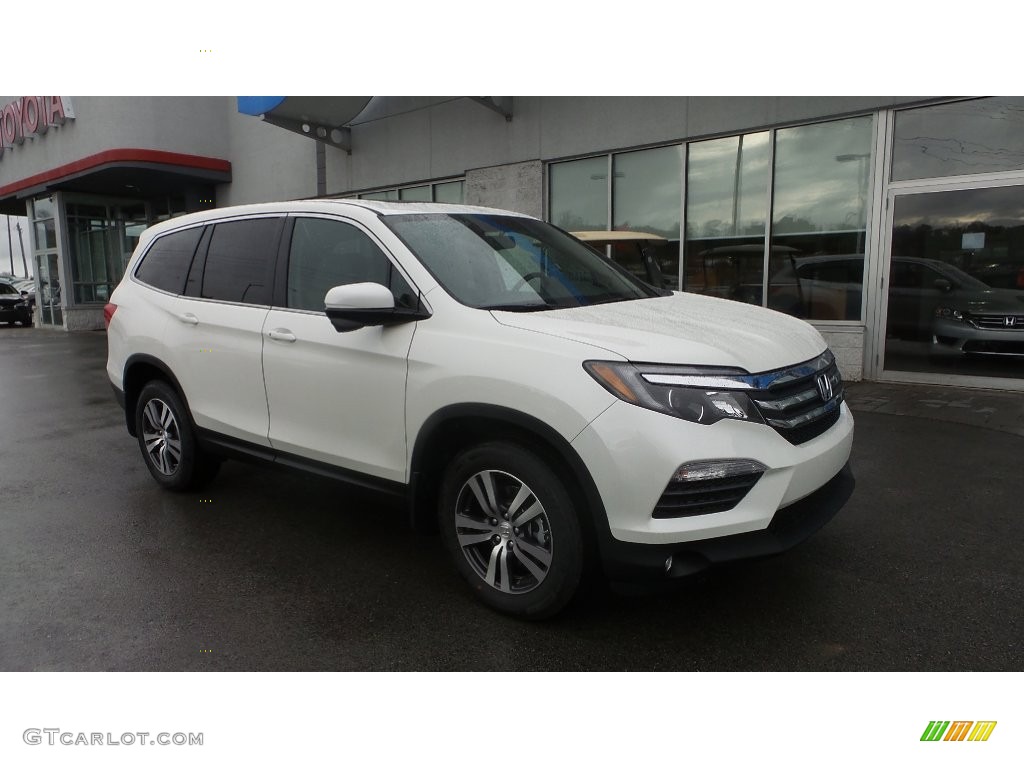 2016 Pilot EX-L AWD - White Diamond Pearl / Beige photo #1