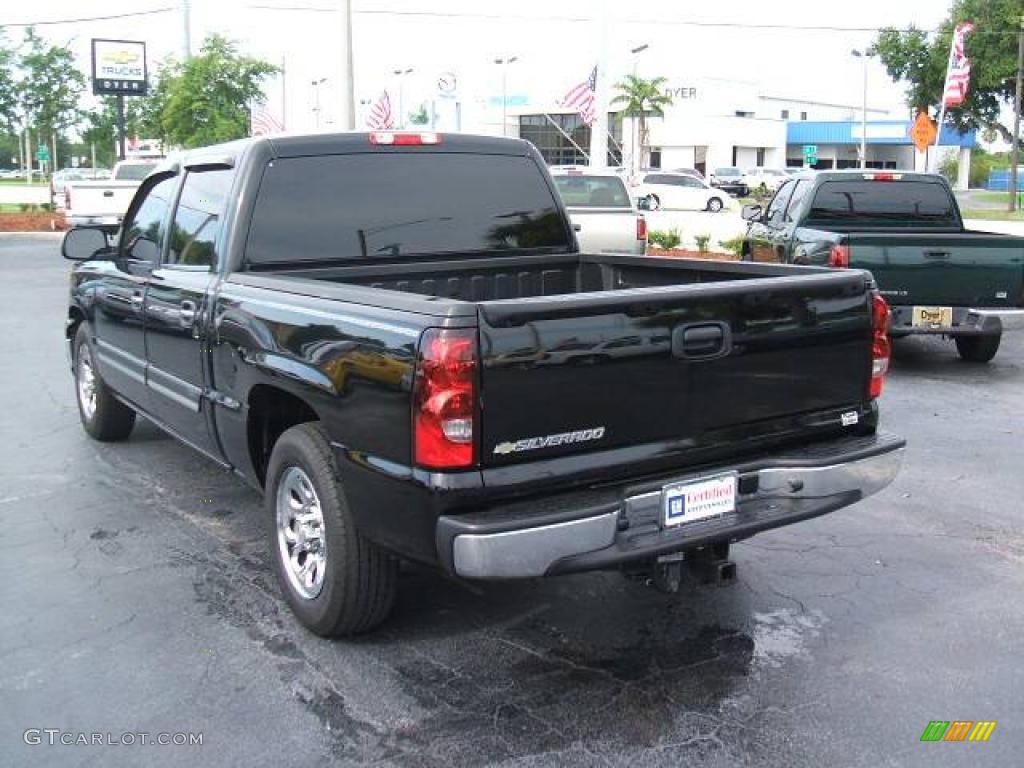 2006 Silverado 1500 LT Crew Cab - Black / Dark Charcoal photo #2