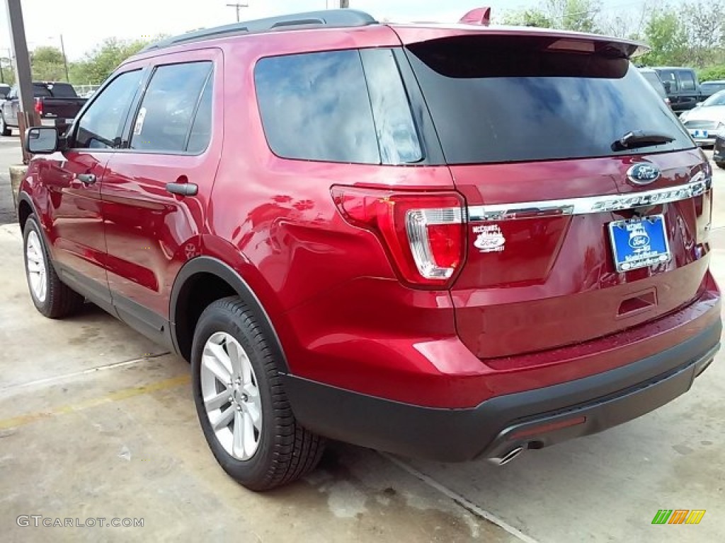 2016 Explorer 4WD - Ruby Red Metallic Tri-Coat / Medium Light Camel photo #7