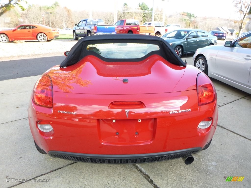 2006 Solstice Roadster - Aggressive Red / Ebony photo #5