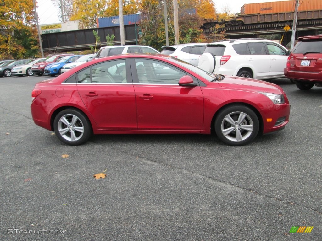 2012 Cruze LT - Crystal Red Metallic / Cocoa/Light Neutral photo #5