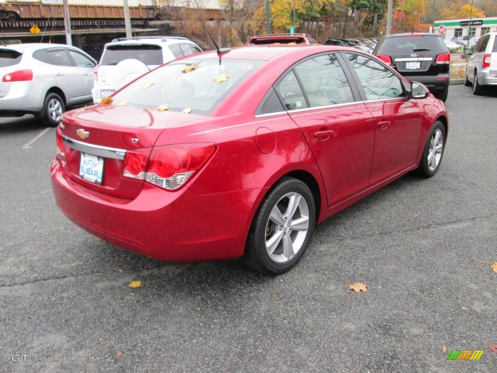 2012 Cruze LT - Crystal Red Metallic / Cocoa/Light Neutral photo #6