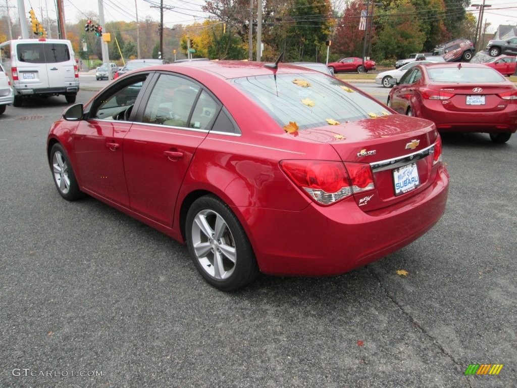 2012 Cruze LT - Crystal Red Metallic / Cocoa/Light Neutral photo #8
