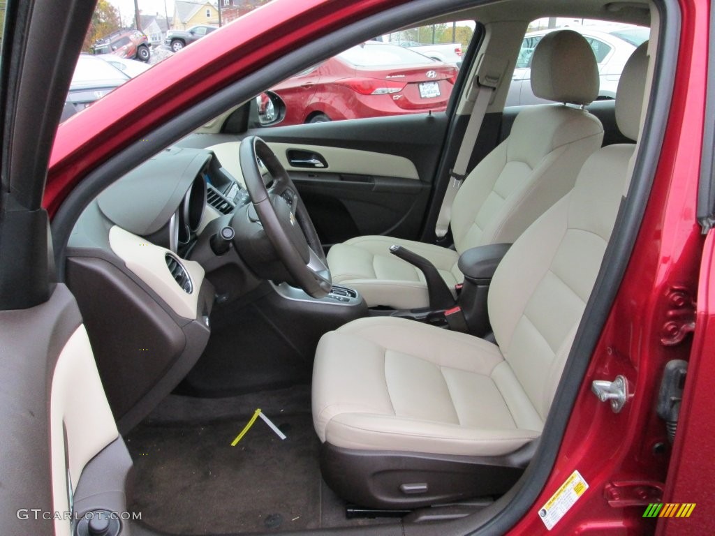 2012 Cruze LT - Crystal Red Metallic / Cocoa/Light Neutral photo #12
