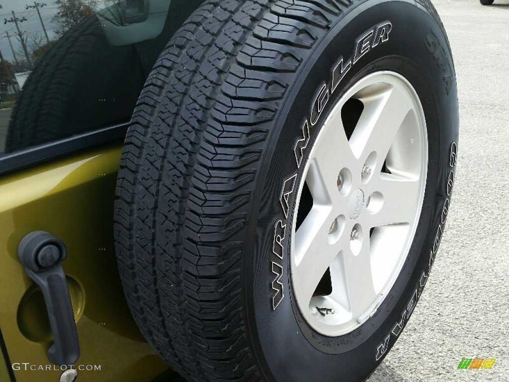 2007 Wrangler X 4x4 - Rescue Green Metallic / Dark Slate Gray/Medium Slate Gray photo #9