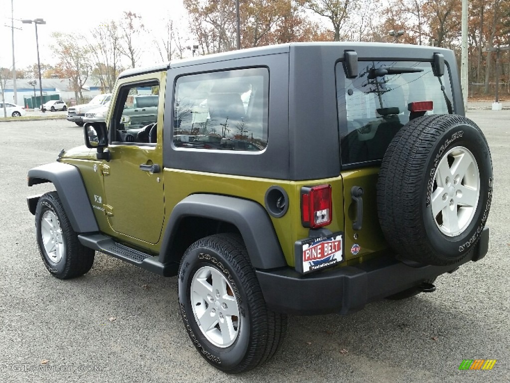 2007 Wrangler X 4x4 - Rescue Green Metallic / Dark Slate Gray/Medium Slate Gray photo #11