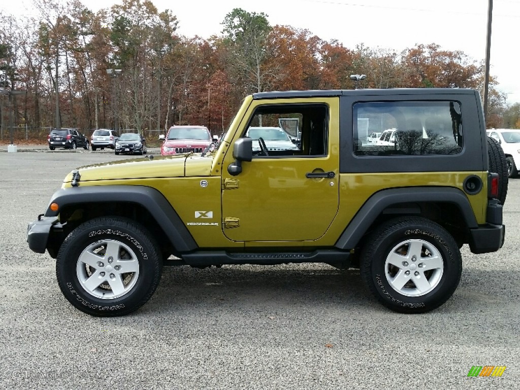 2007 Wrangler X 4x4 - Rescue Green Metallic / Dark Slate Gray/Medium Slate Gray photo #12