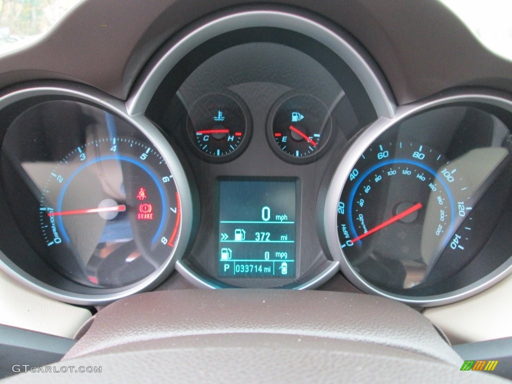2012 Cruze LT - Crystal Red Metallic / Cocoa/Light Neutral photo #27