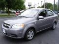 2007 Medium Gray Chevrolet Aveo LS Sedan  photo #1