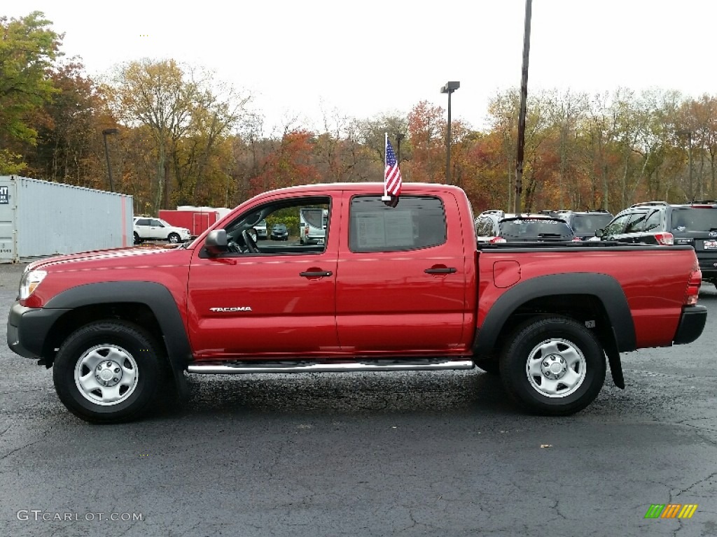 Barcelona Red Metallic 2015 Toyota Tacoma PreRunner Double Cab Exterior Photo #108522429