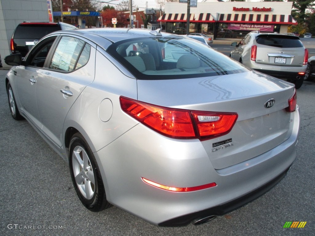 2014 Optima LX - Aluminum Silver / Beige photo #4