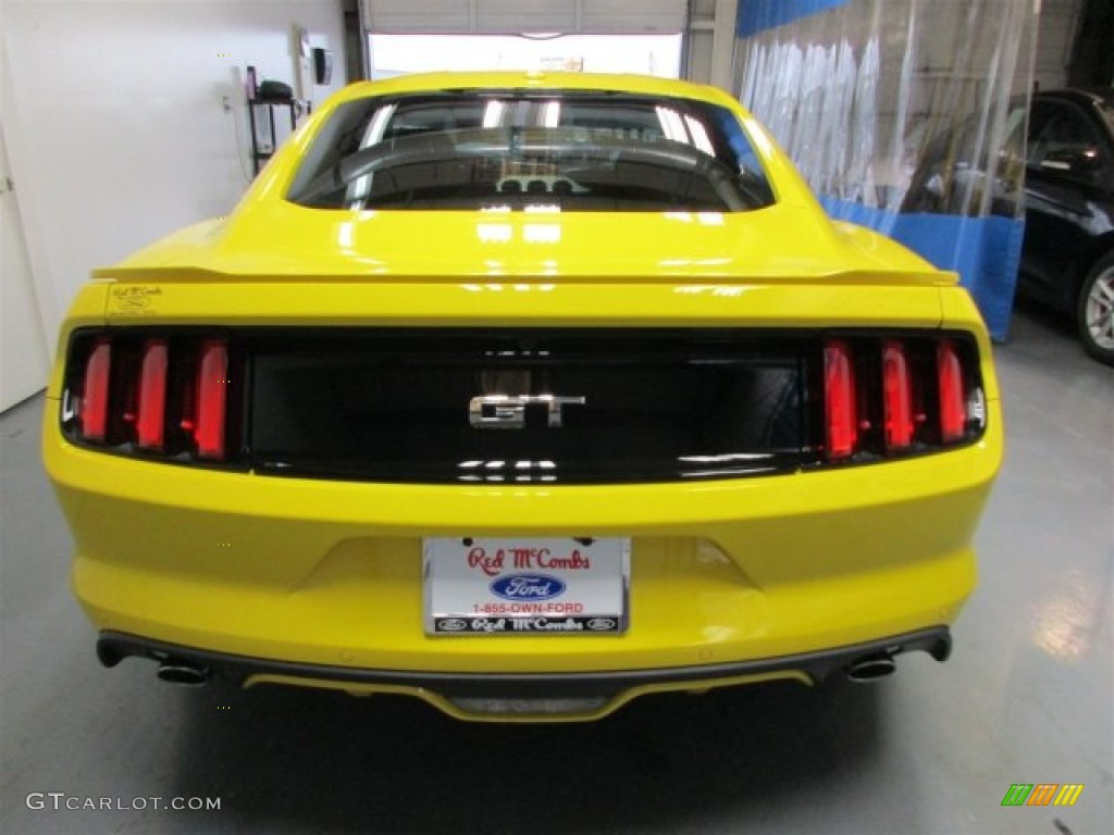 2016 Mustang GT Coupe - Triple Yellow Tricoat / Ebony photo #6