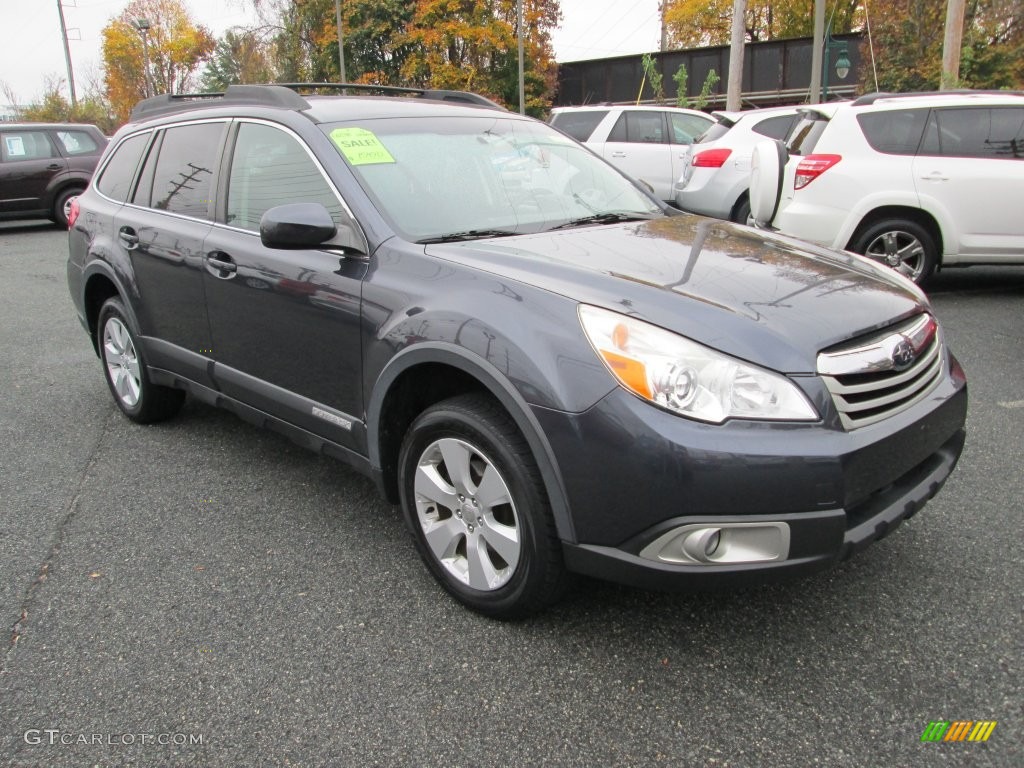 Graphite Gray Metallic 2010 Subaru Outback 2.5i Premium Wagon Exterior Photo #108524661