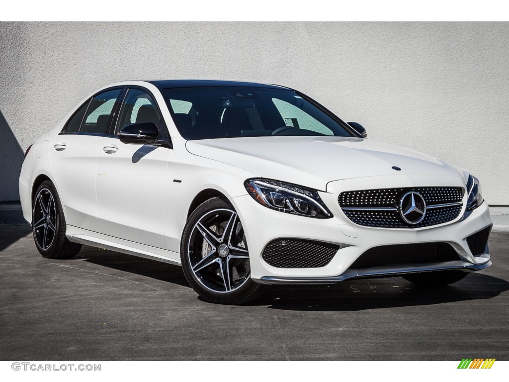 Polar White 2016 Mercedes-Benz C 450 AMG Sedan Exterior Photo #108524669
