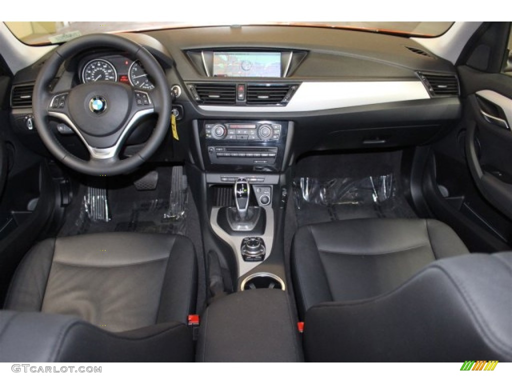 2013 X1 sDrive 28i - Valencia Orange / Black photo #10