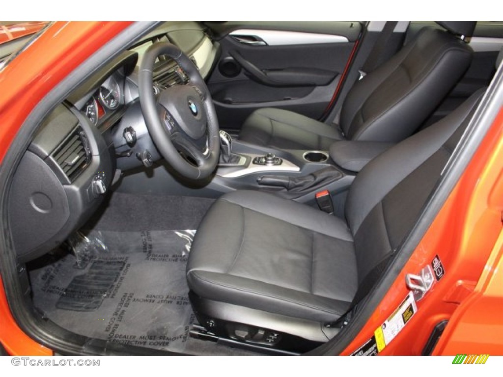 2013 X1 sDrive 28i - Valencia Orange / Black photo #12