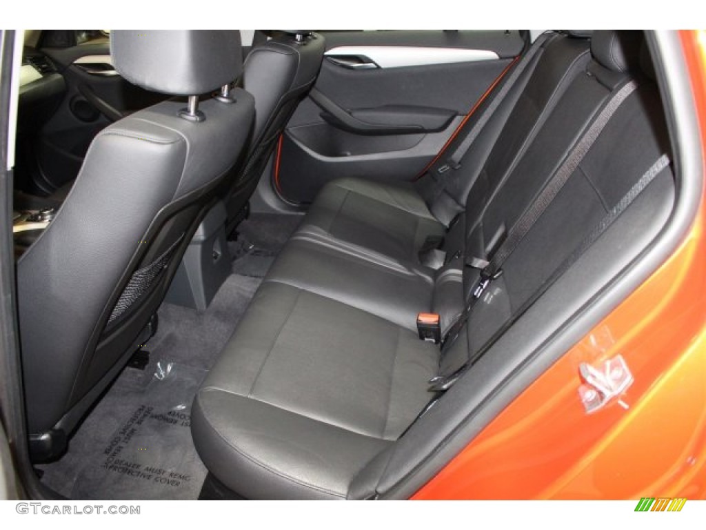 2013 X1 sDrive 28i - Valencia Orange / Black photo #13