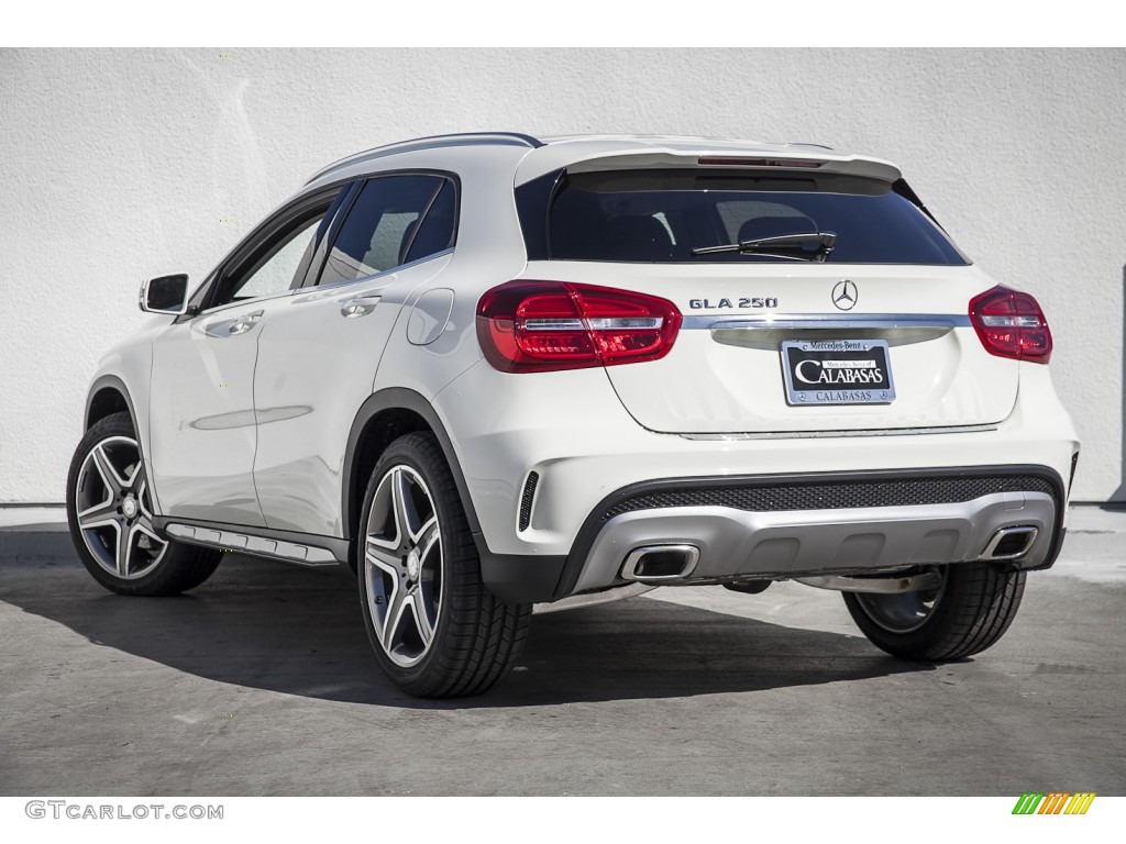 2016 GLA 250 4Matic - Cirrus White / Black photo #2