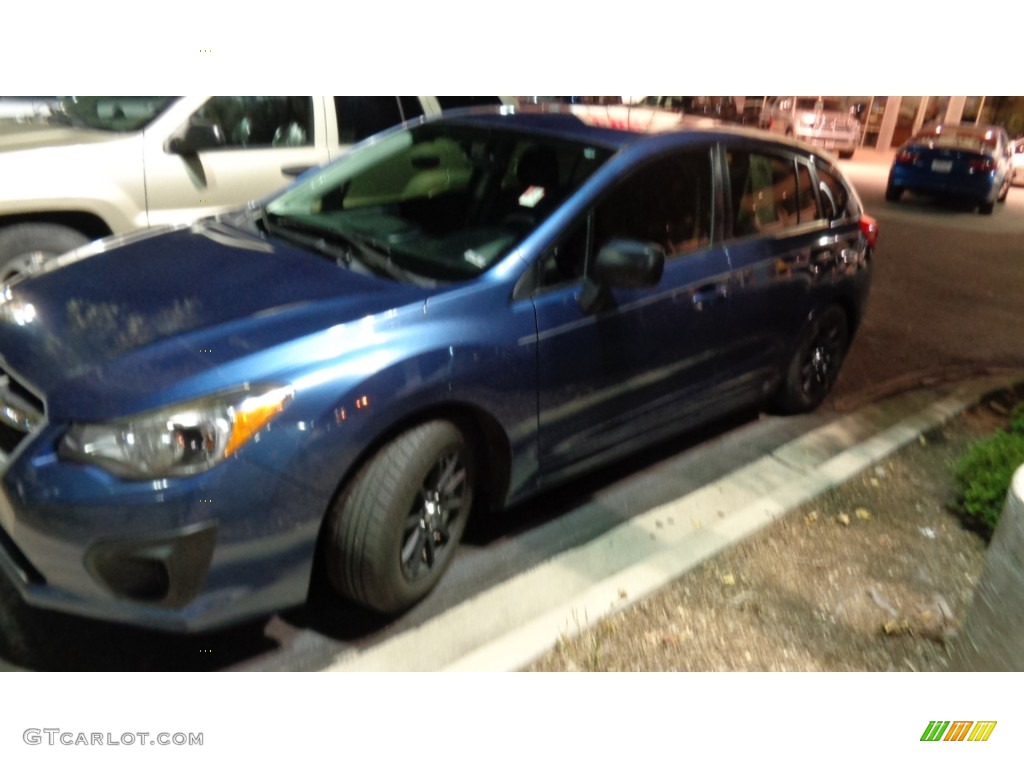 Marine Blue Pearl 2013 Subaru Impreza 2.0i 5 Door Exterior Photo #108525572
