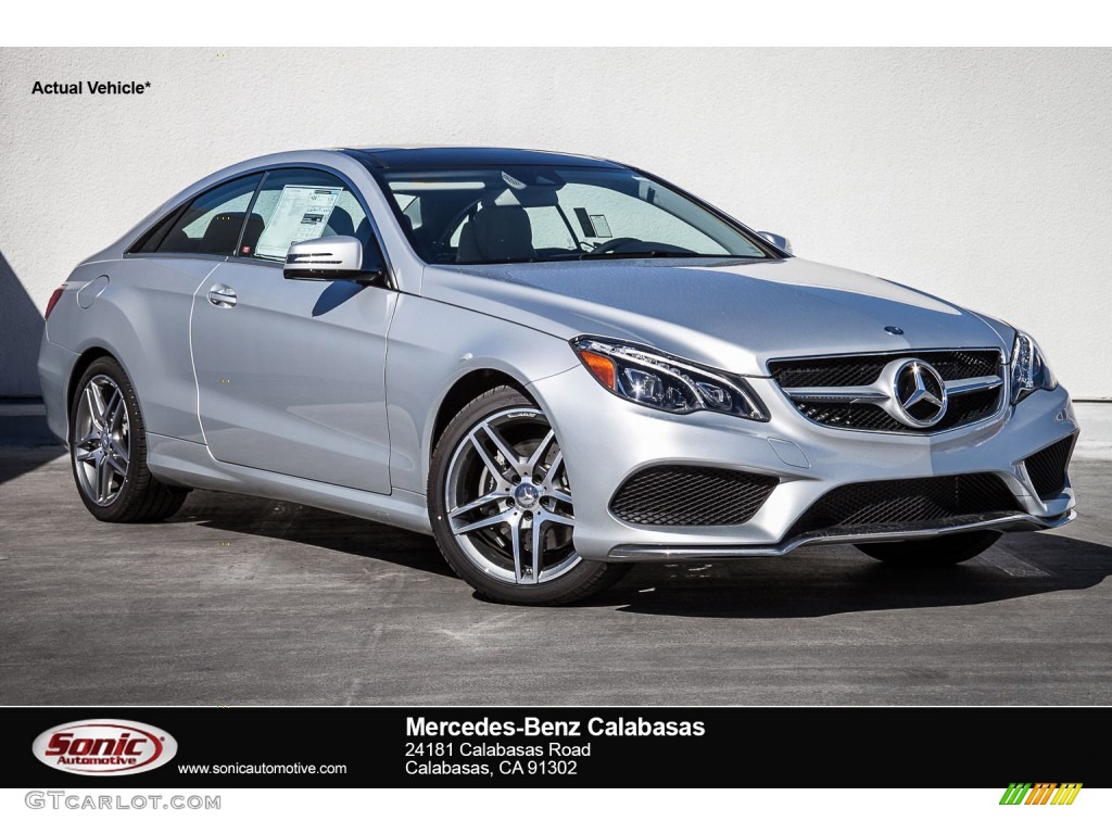 2016 E 400 Coupe - Iridium Silver Metallic / Crystal Grey/Black photo #1