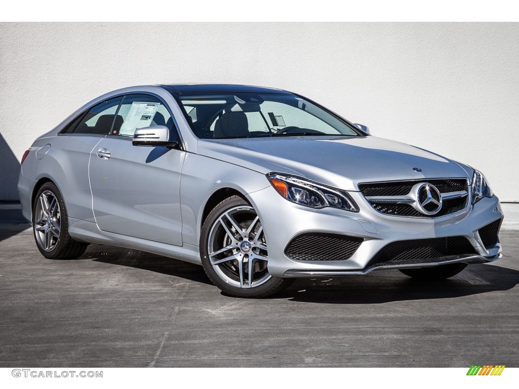 Iridium Silver Metallic 2016 Mercedes-Benz E 400 Coupe Exterior Photo #108526088