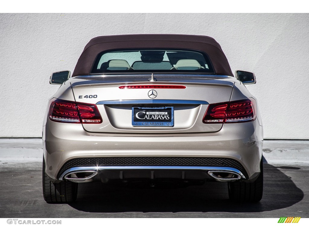 2016 E 400 Cabriolet - Dune Silver Metallic / Silk Beige/Espresso Brown photo #3