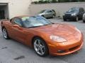 2008 Atomic Orange Metallic Chevrolet Corvette Coupe  photo #8