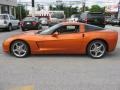 2008 Atomic Orange Metallic Chevrolet Corvette Coupe  photo #10