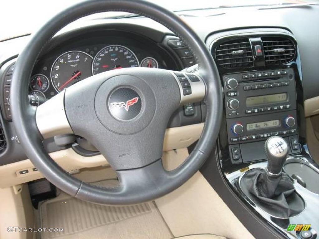 2008 Corvette Coupe - Atomic Orange Metallic / Cashmere photo #12